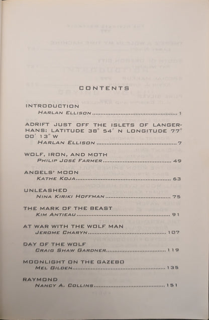 The Ultimate Werewolf edited by Byron Preiss