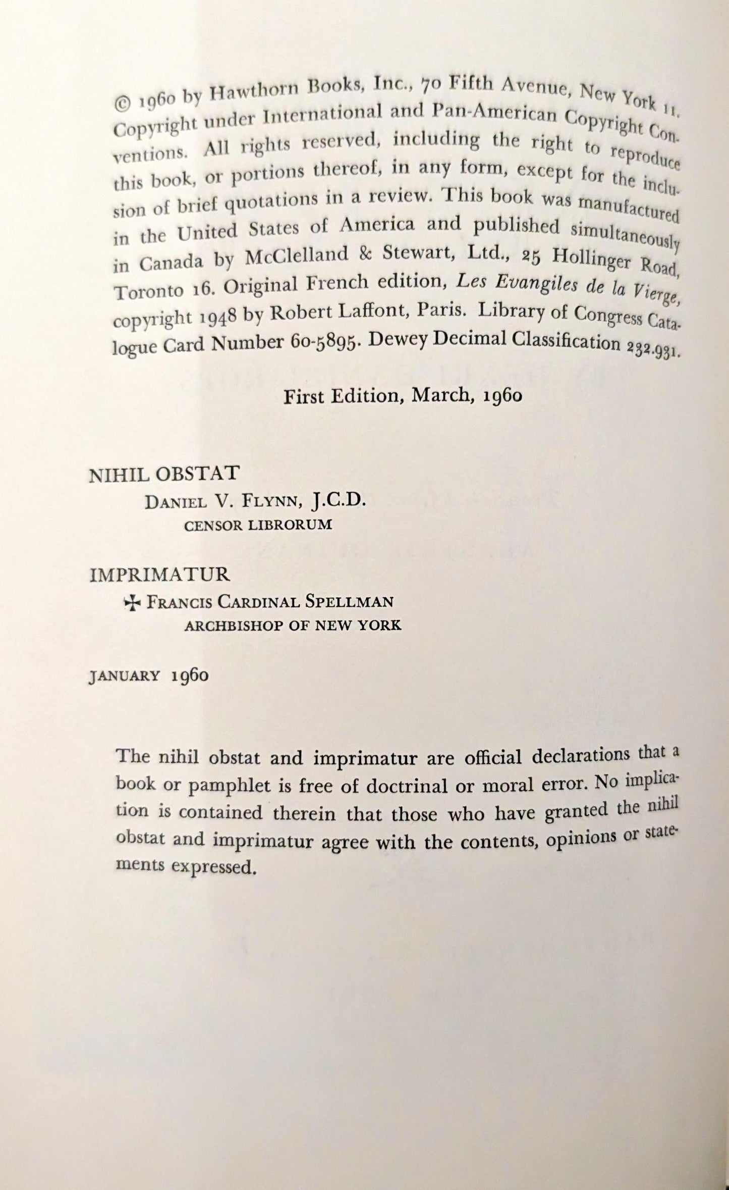 The Book of Mary by Henri Daniel- Rops