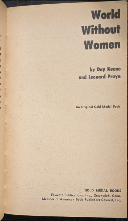 World Without Women by Day Keene and Leonard Pruyn