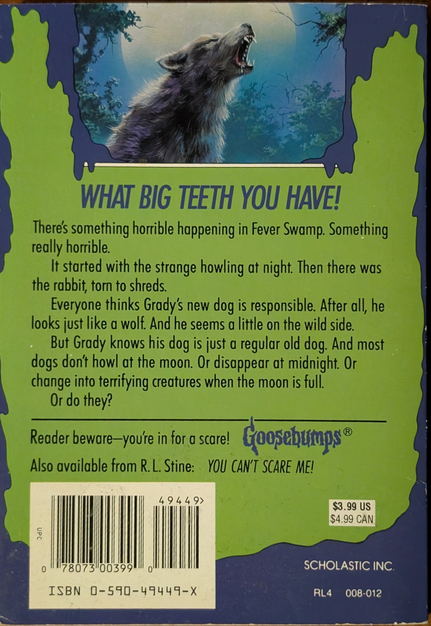 The Werewolf of Fever Swamp (Goosebumps #14) by R.L Stine