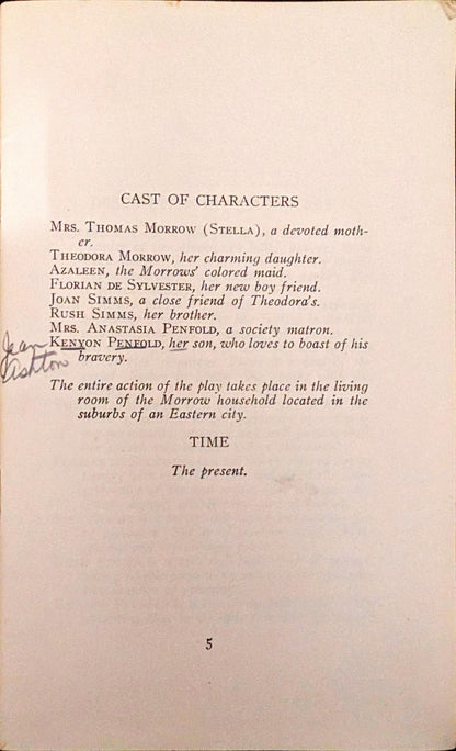 A Ghostly Evening: A Merry Comedy in One Act by Grace Barney