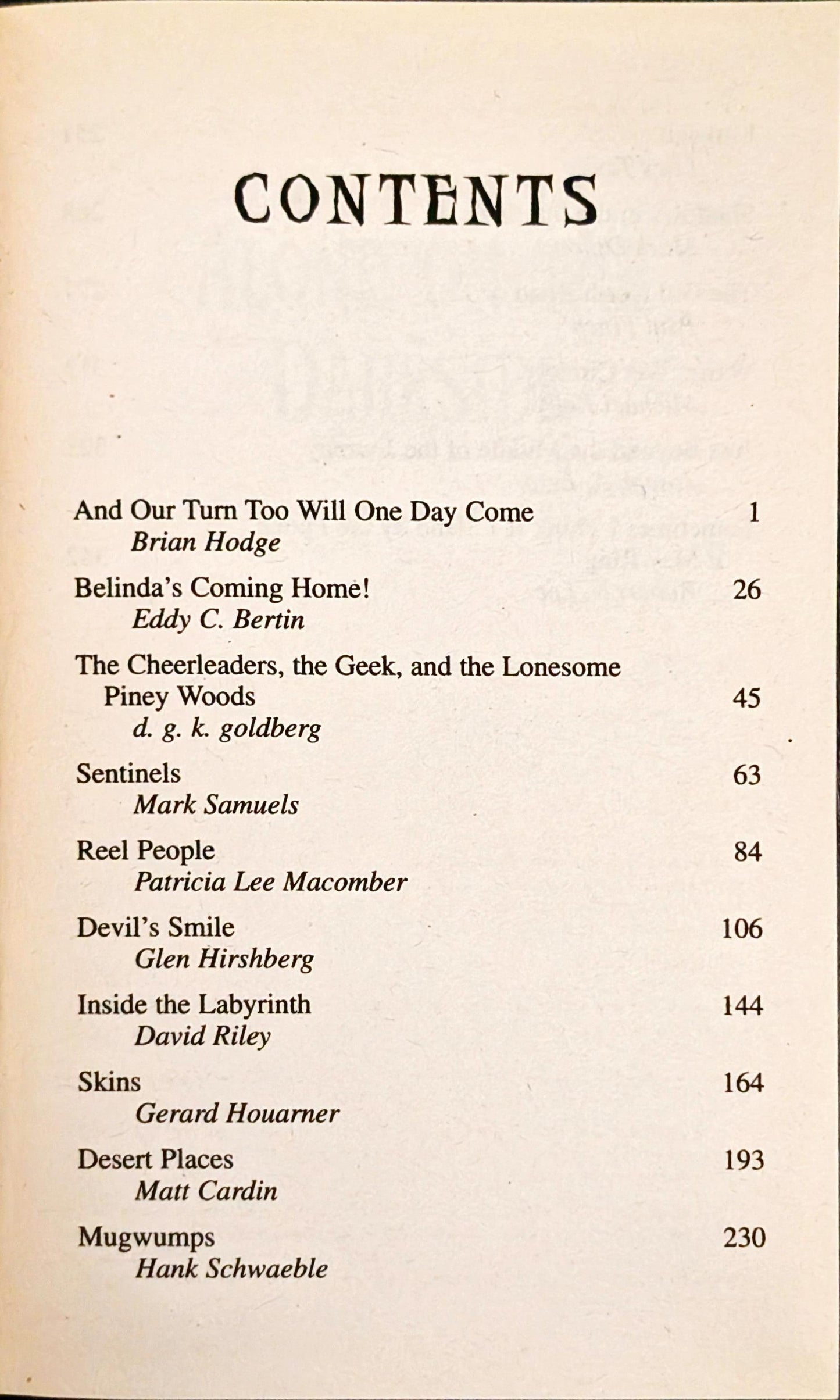 Alone on the Darkside: Echoes from the Shadows of Horror edited by John Pelan