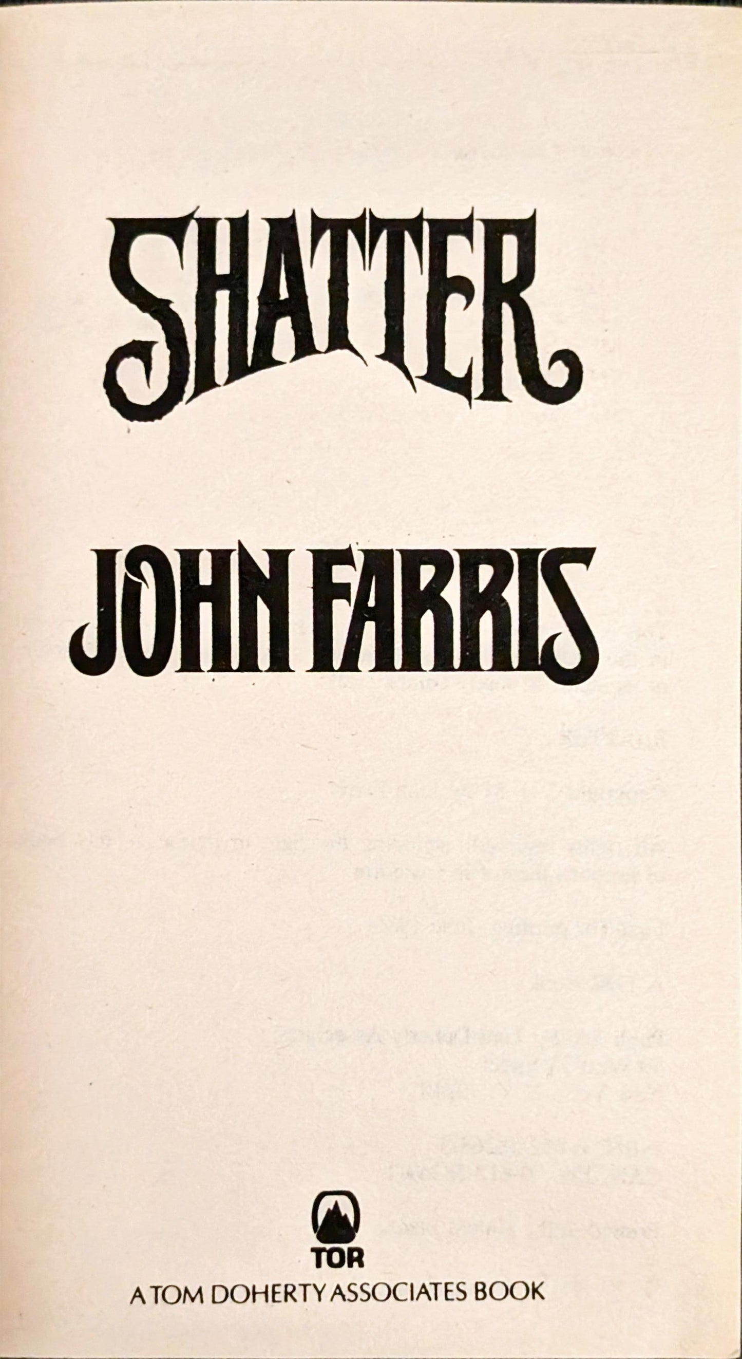 Shatter by John Farris