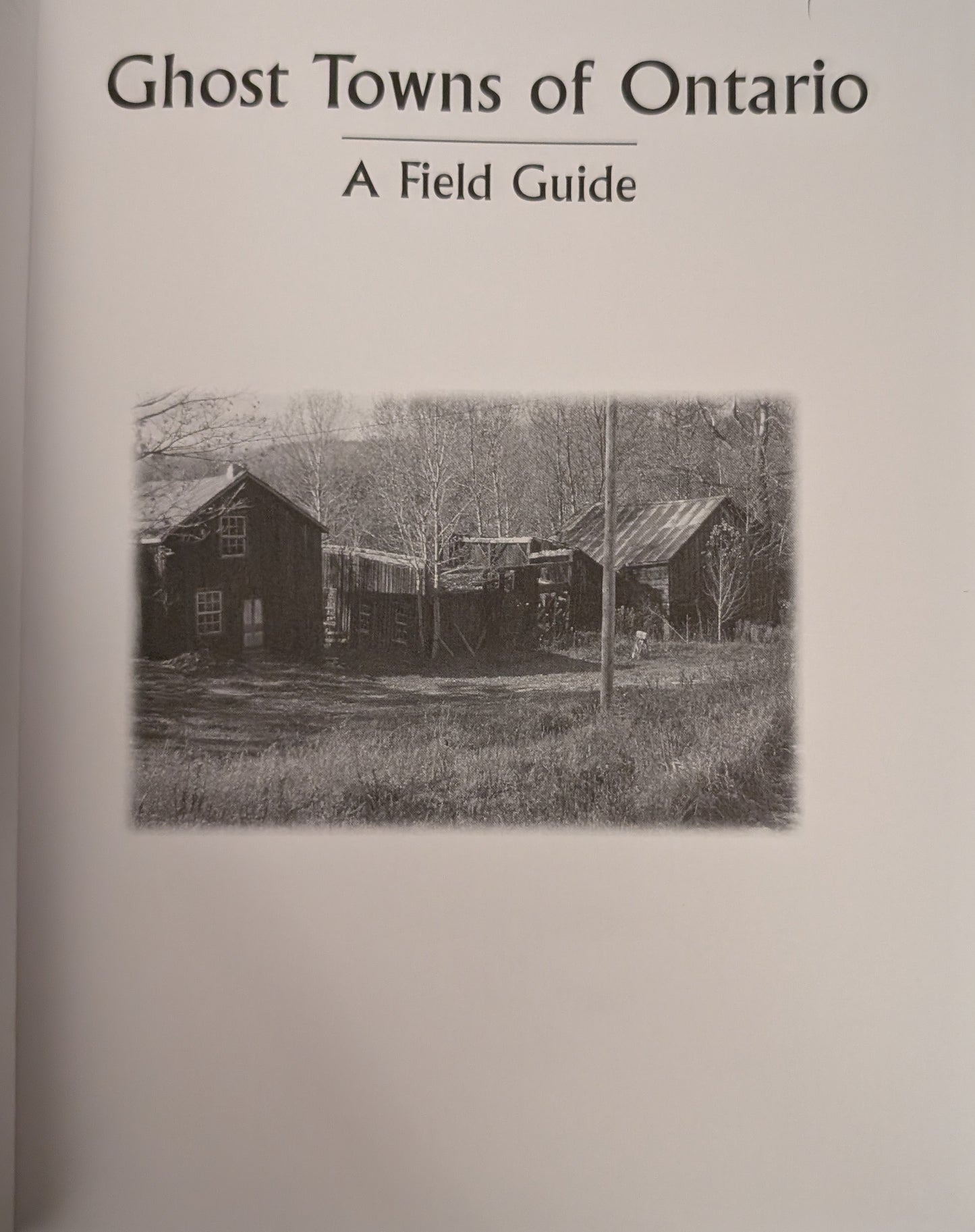 Ghost Towns of Ontario: A Field Guide Volume 1 by Ron Brown