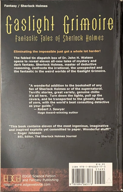 Gaslight Grimoire: Fantastic Tales of Sherlock Holmes edited by J.R Campbell and Charles Prepolec