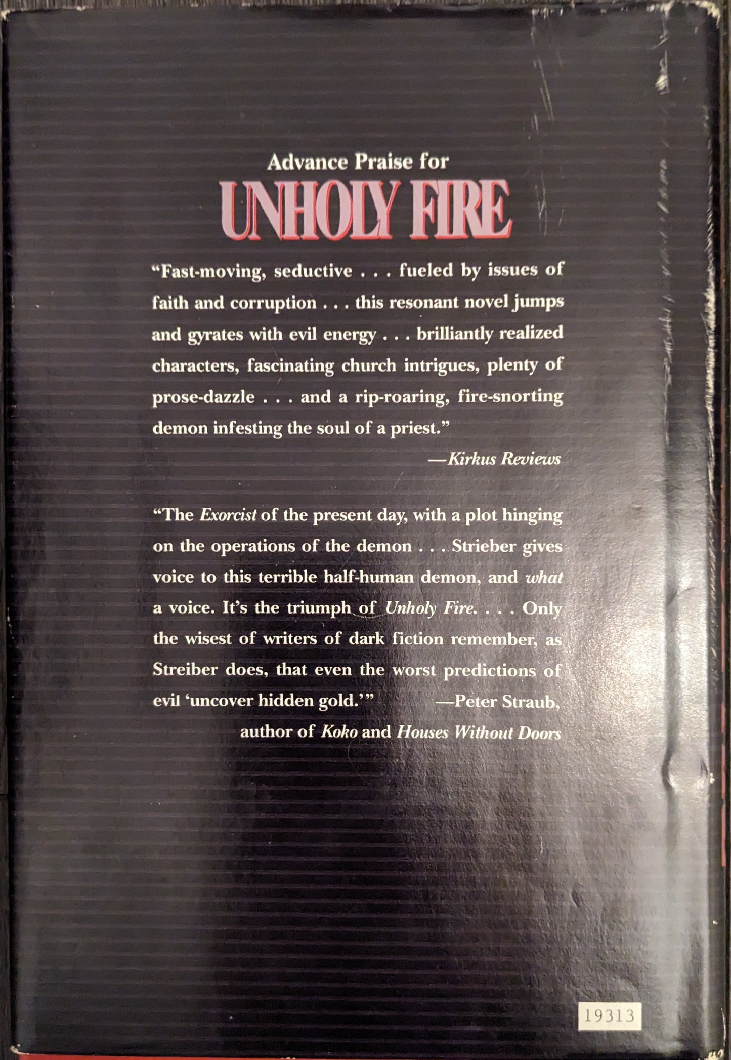 Unholy Fire by Whitley Strieber