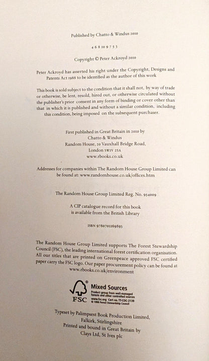 The English Ghost by Peter Ackroyd