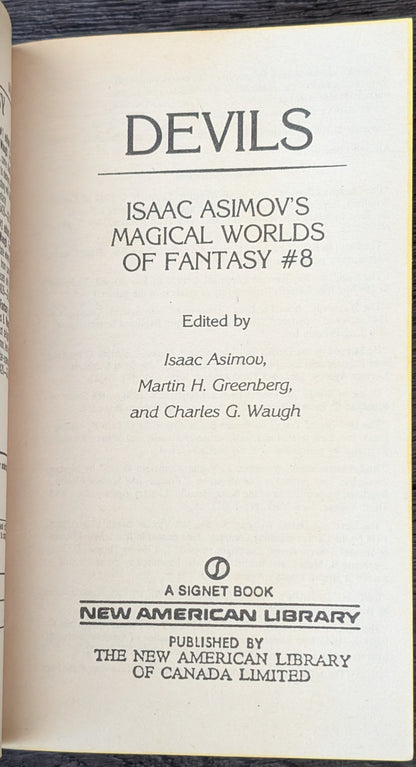 Devils in Magical Worlds of Fantasy (#8) edited by Isaac Asimov, Martin H. Greenberg and Charles G Waugh