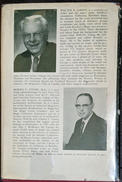 Houdini's Fabulous Magic by Walter B. Gibson and Morris N. Young
