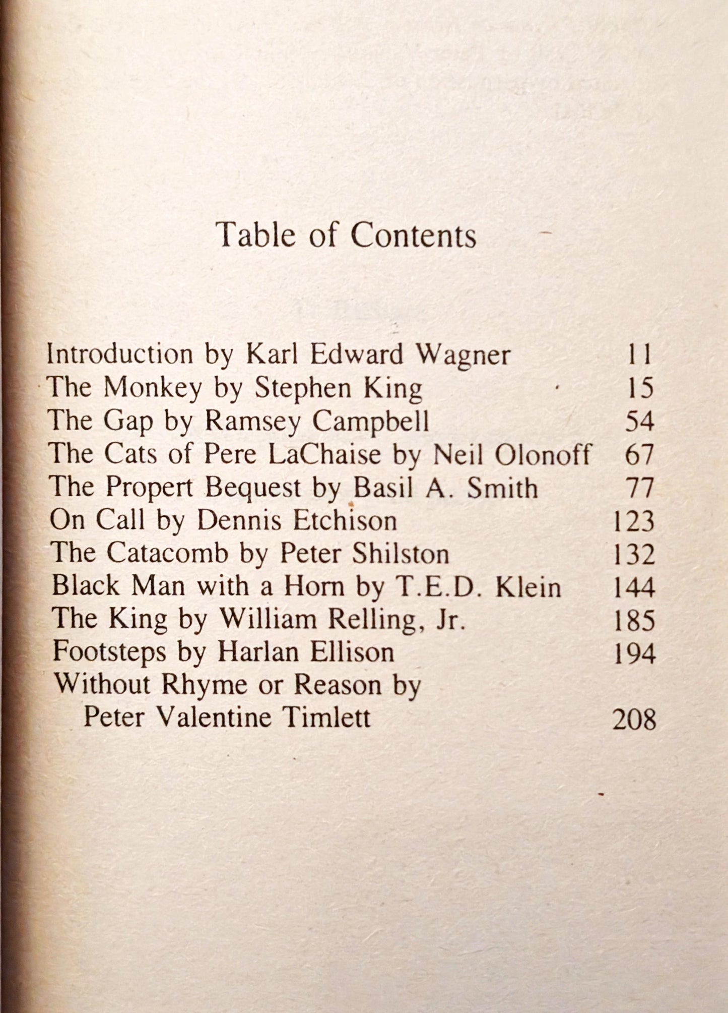 The Year's Best Horror Stories IX edited by Karl Edward Wagner