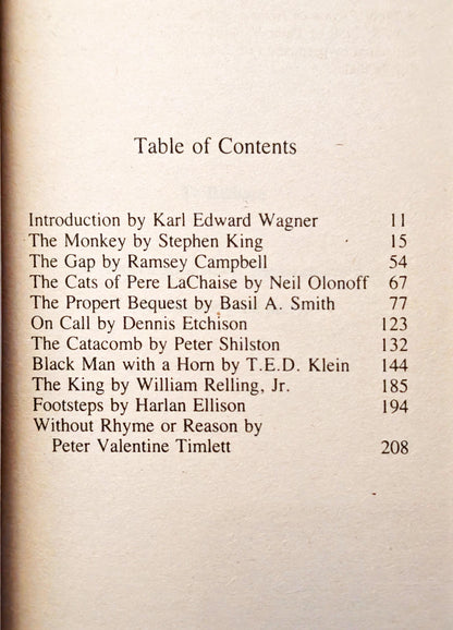 The Year's Best Horror Stories IX edited by Karl Edward Wagner