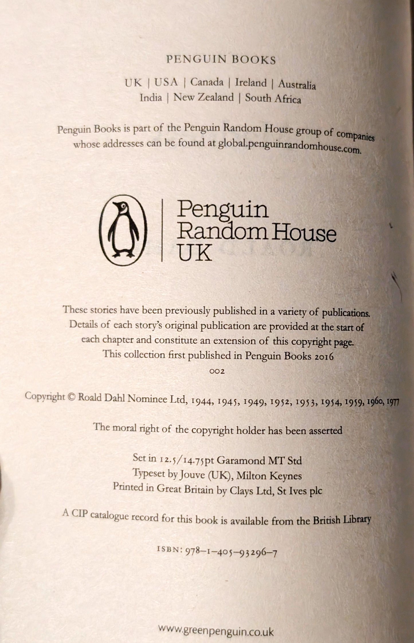 Madness by Roald Dahl