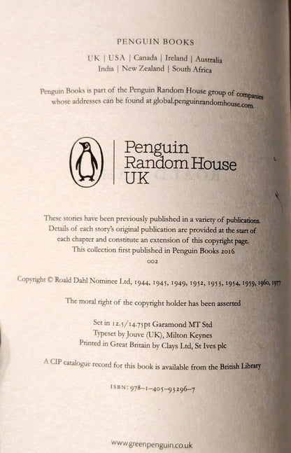 Madness by Roald Dahl