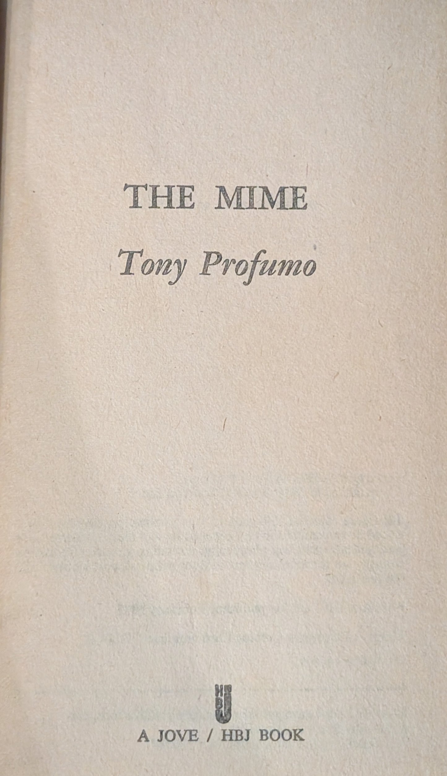 The Mime by Terry Profumo