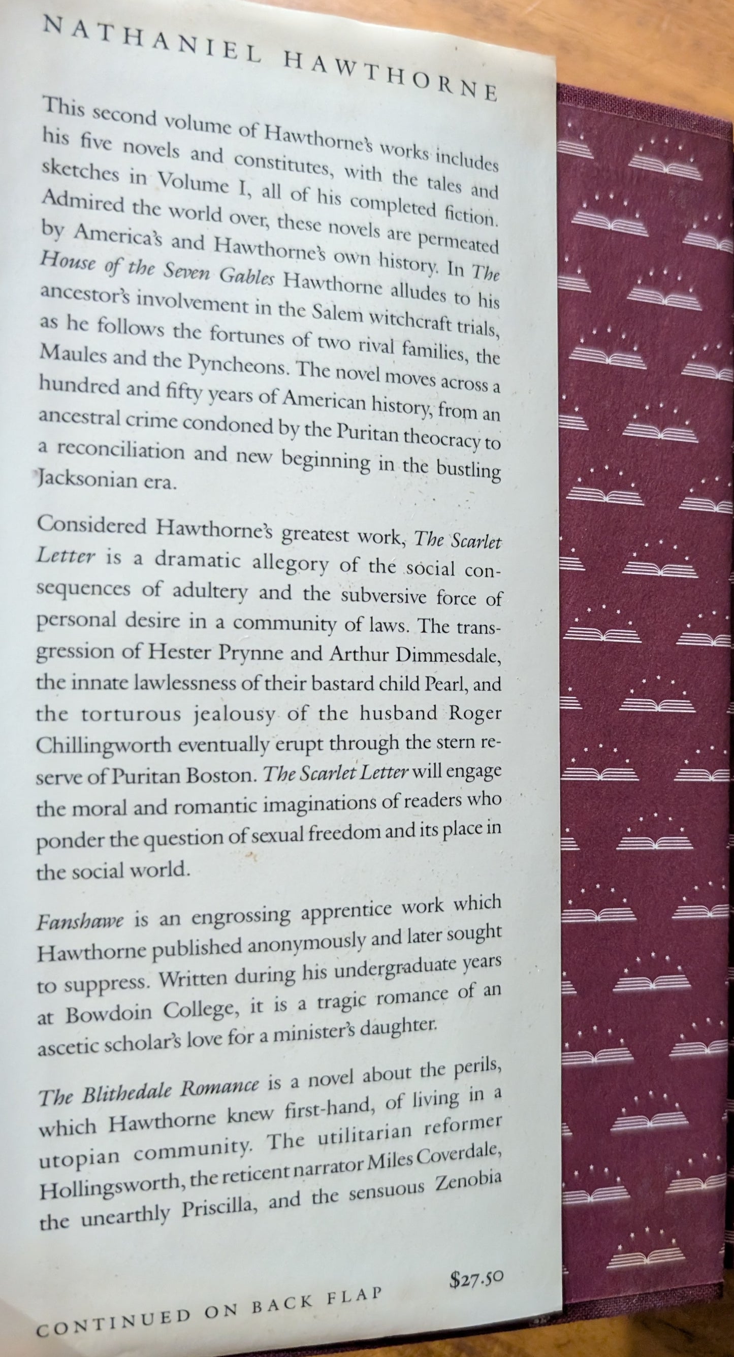 Nathaniel Hawthorne: Novels
