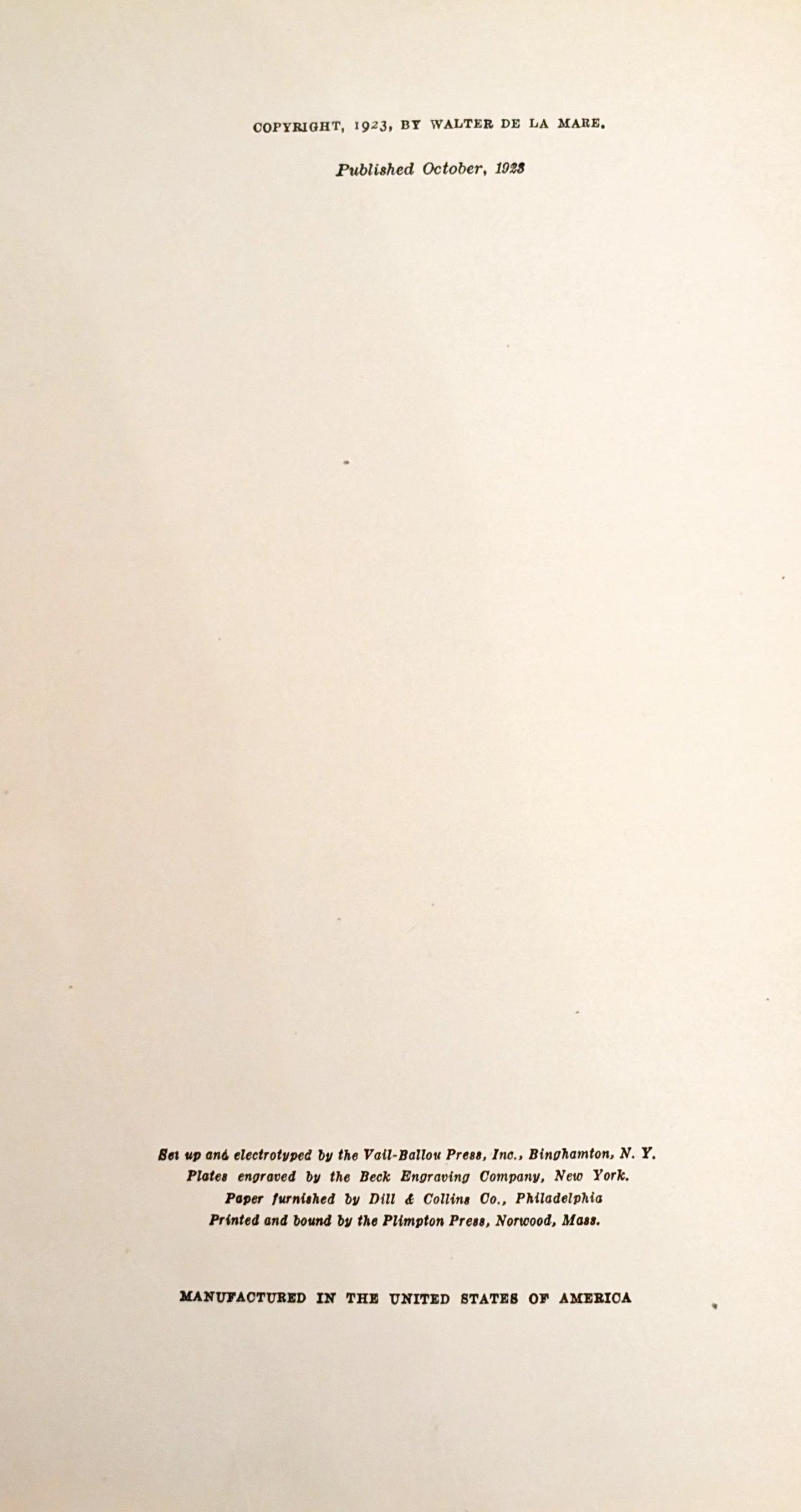 Crossings: A Fairy Play by Walter De La Mare