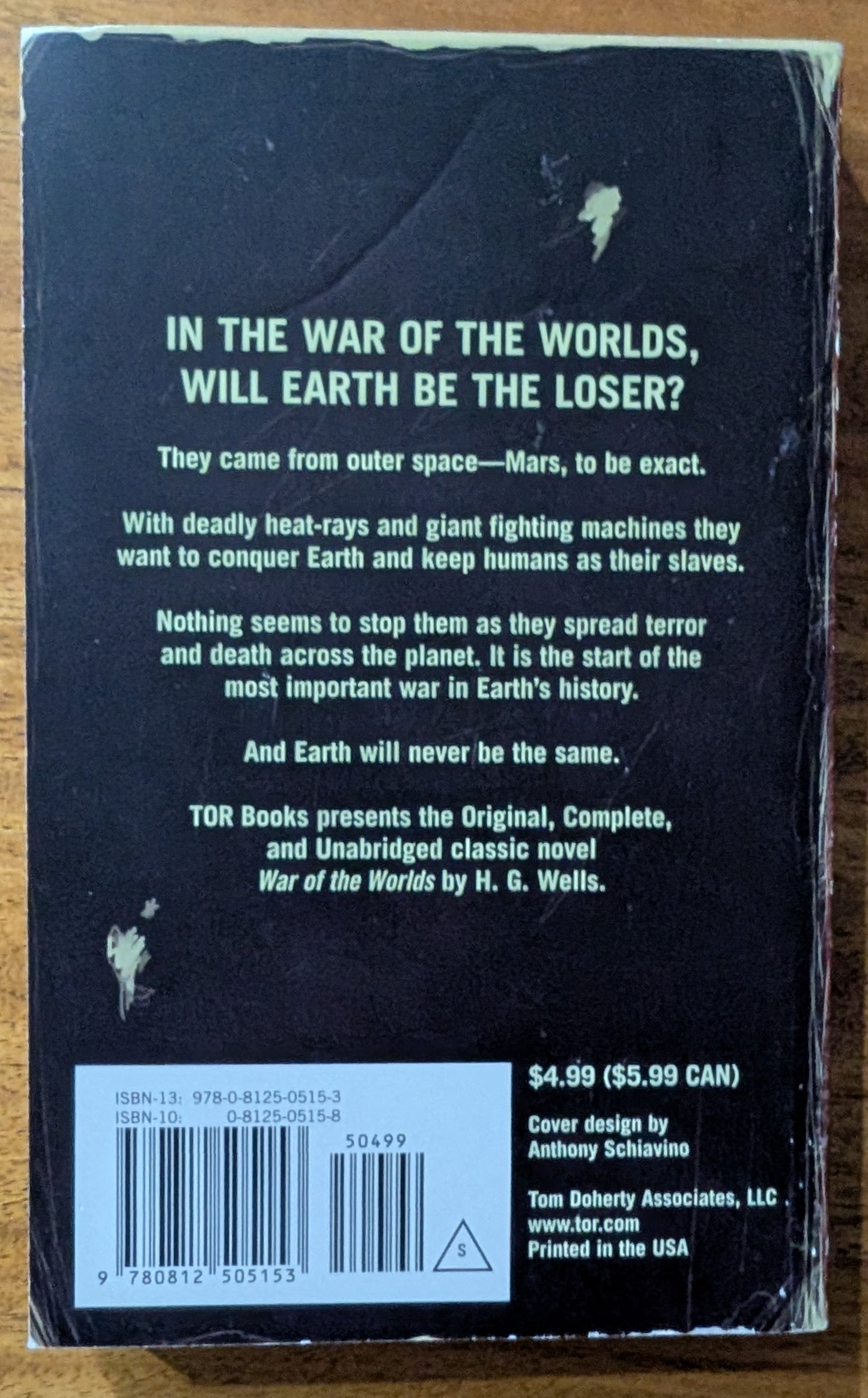 The War of the Worlds by H.G Wells