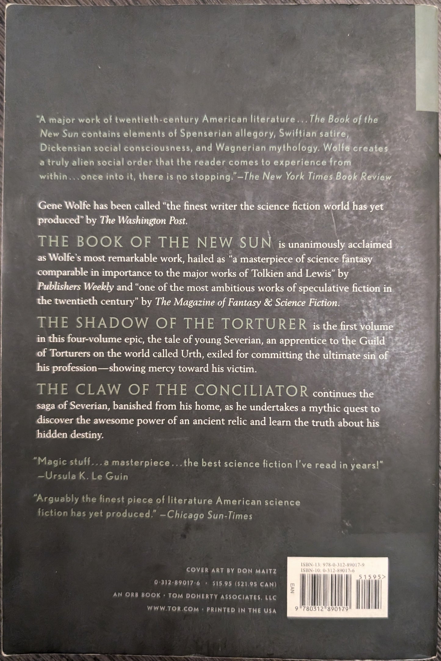 The Shadow of the Torturer and The  Claw of the Conciliator: Shadow & Claw by Gene Wolfe