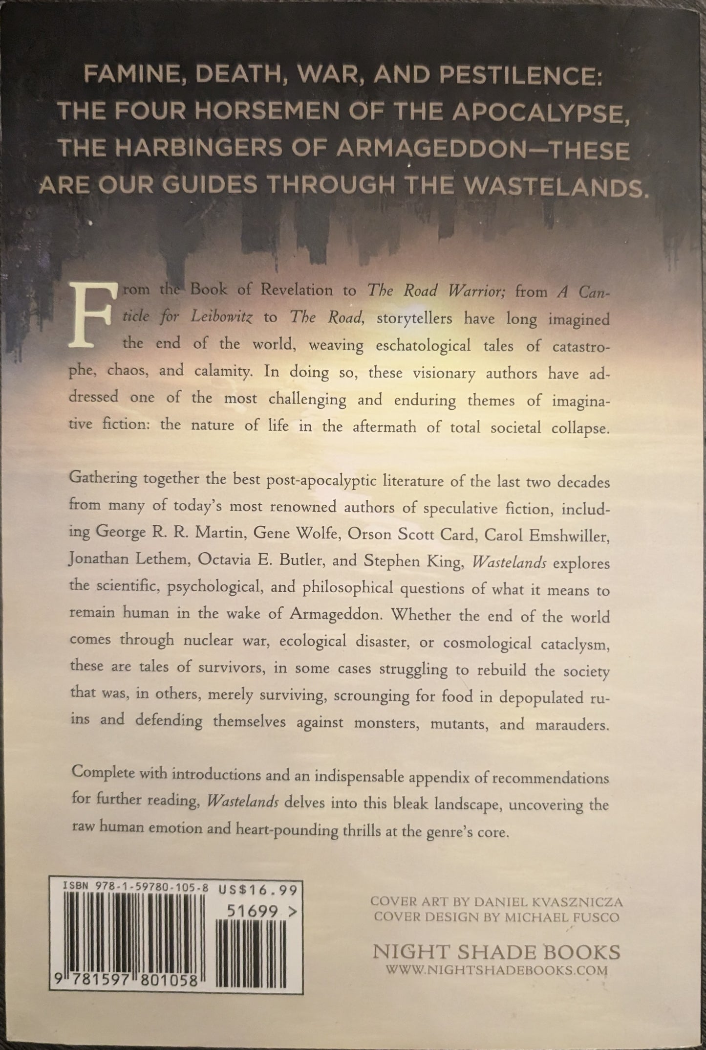 Wastelands: Stories of the Apocalypse edited by John Joseph Adams