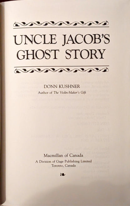 Uncle Jacob's Ghost Story by Donn Kuschner