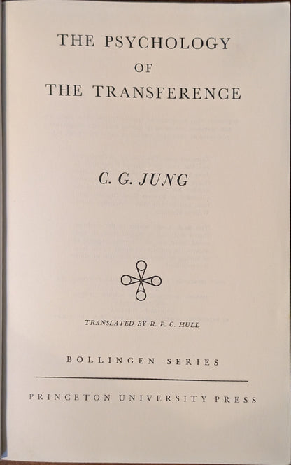 The Psychology of the Transference by C.G Jung