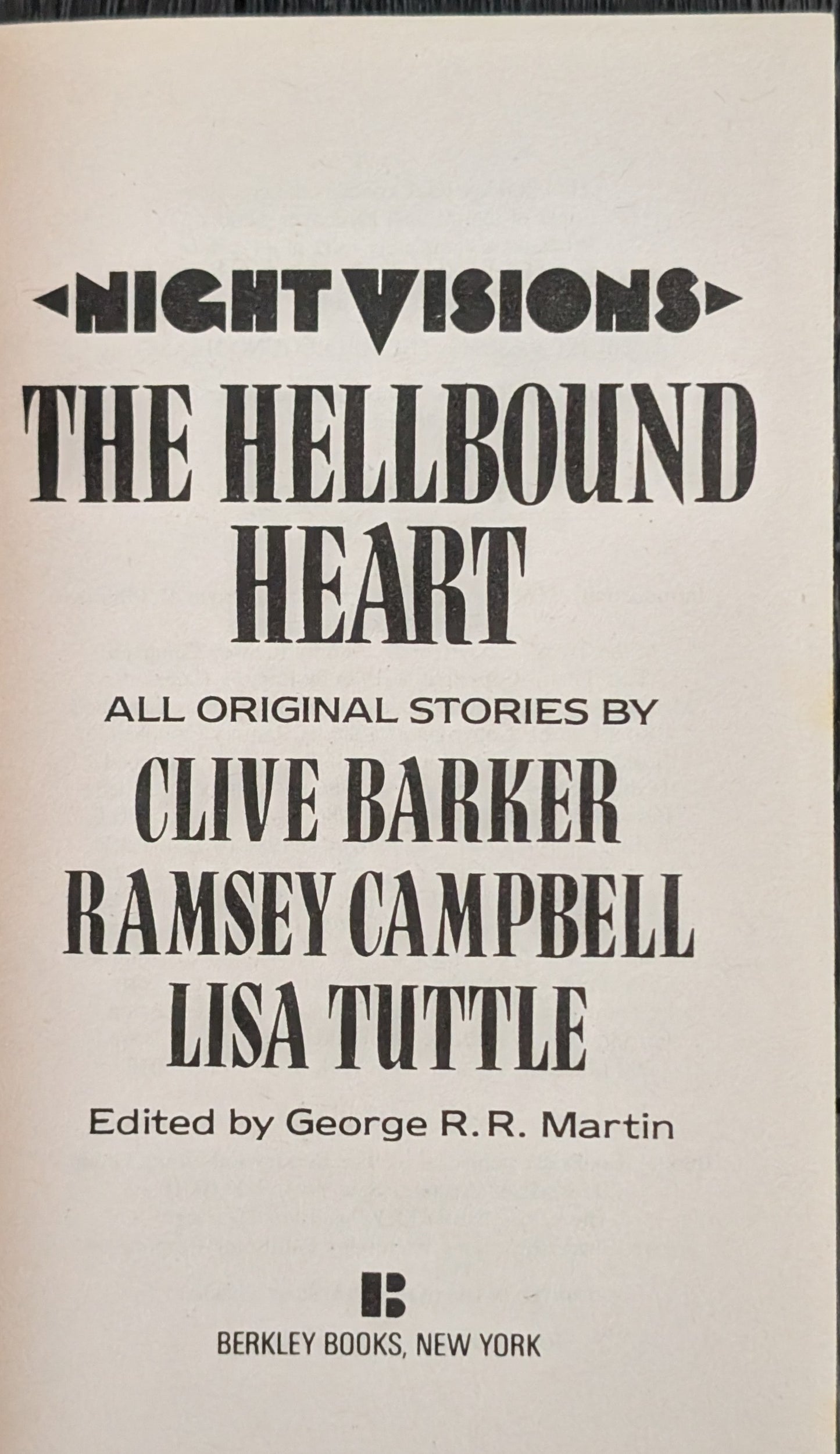 Night Visions: The Hellbound Heart edited by George R. R. Martin