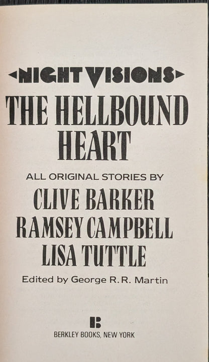 Night Visions: The Hellbound Heart edited by George R. R. Martin