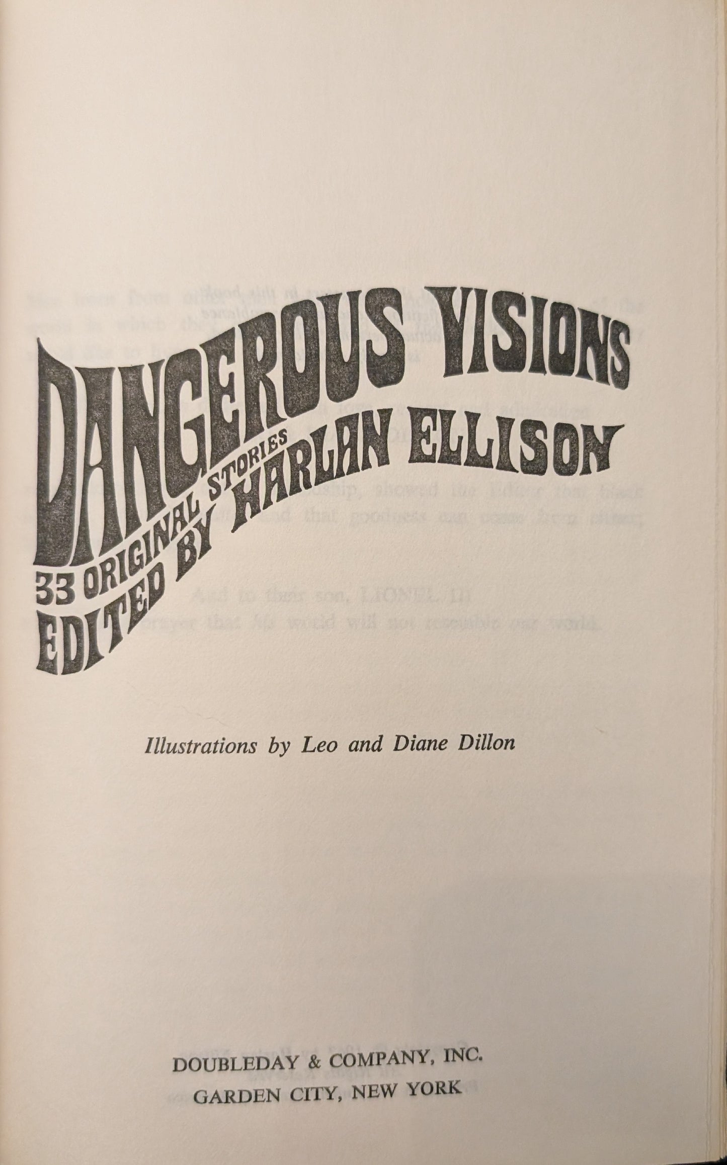 Dangerous Visions: 33 Original Stories edited by Harlan Ellison