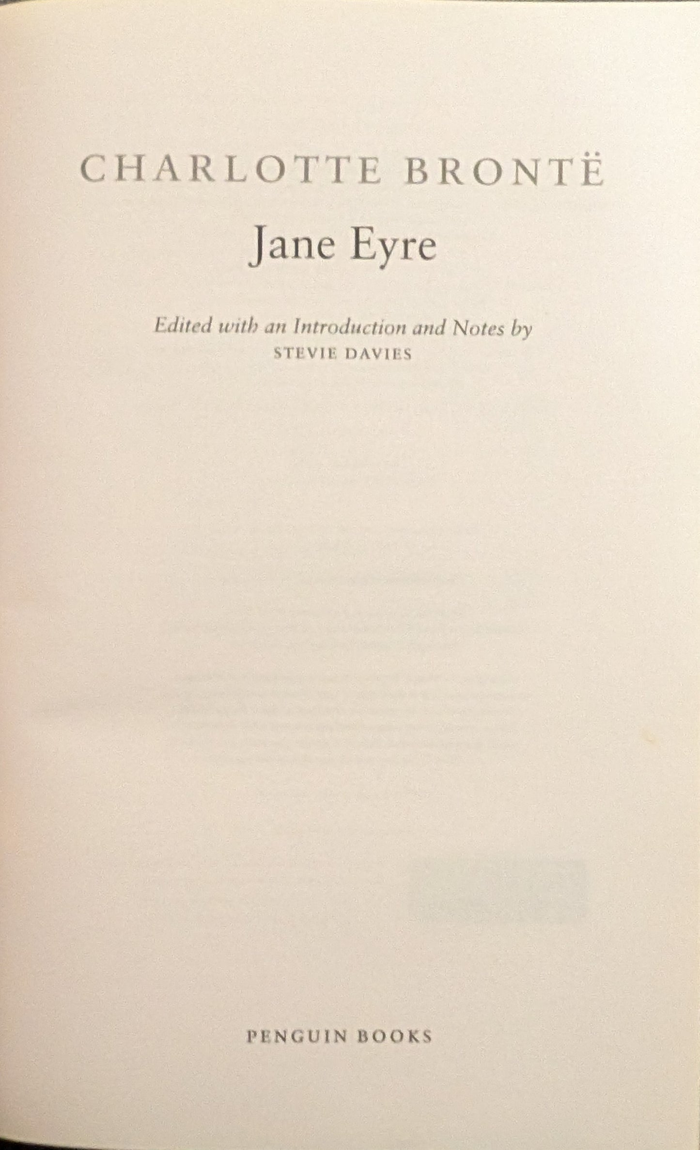 Jane Eyre by Charlotte Brontë