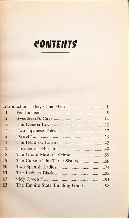 Ghostly Tales of Love & Revenge by Daniel Cohen