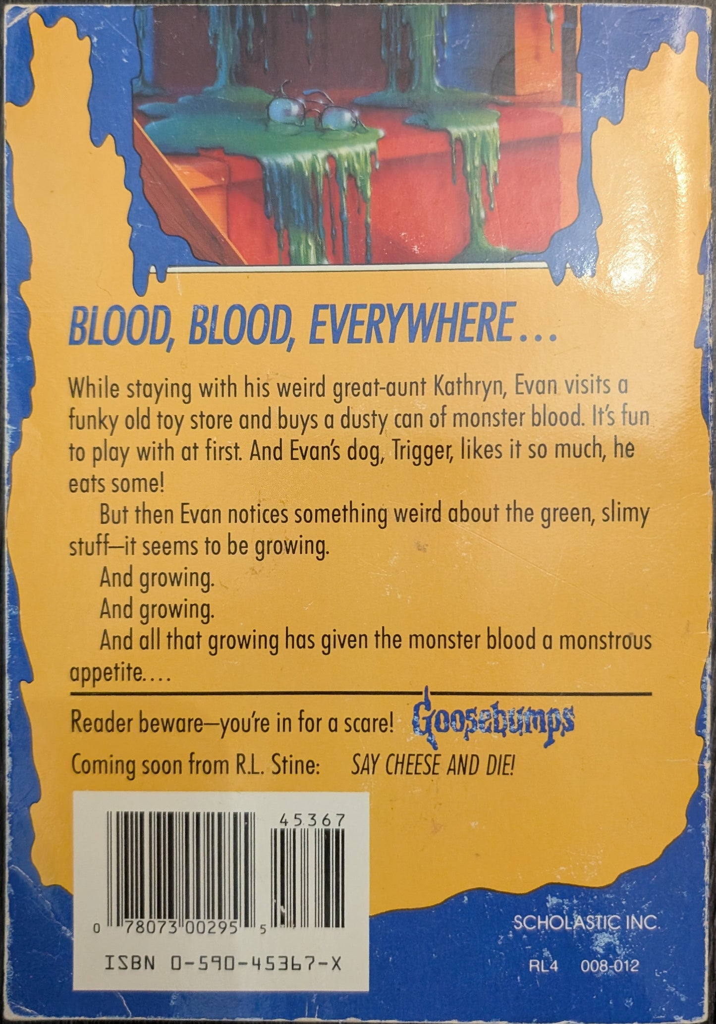 Monster Blood (Goosebumps #3) by R.L Stine