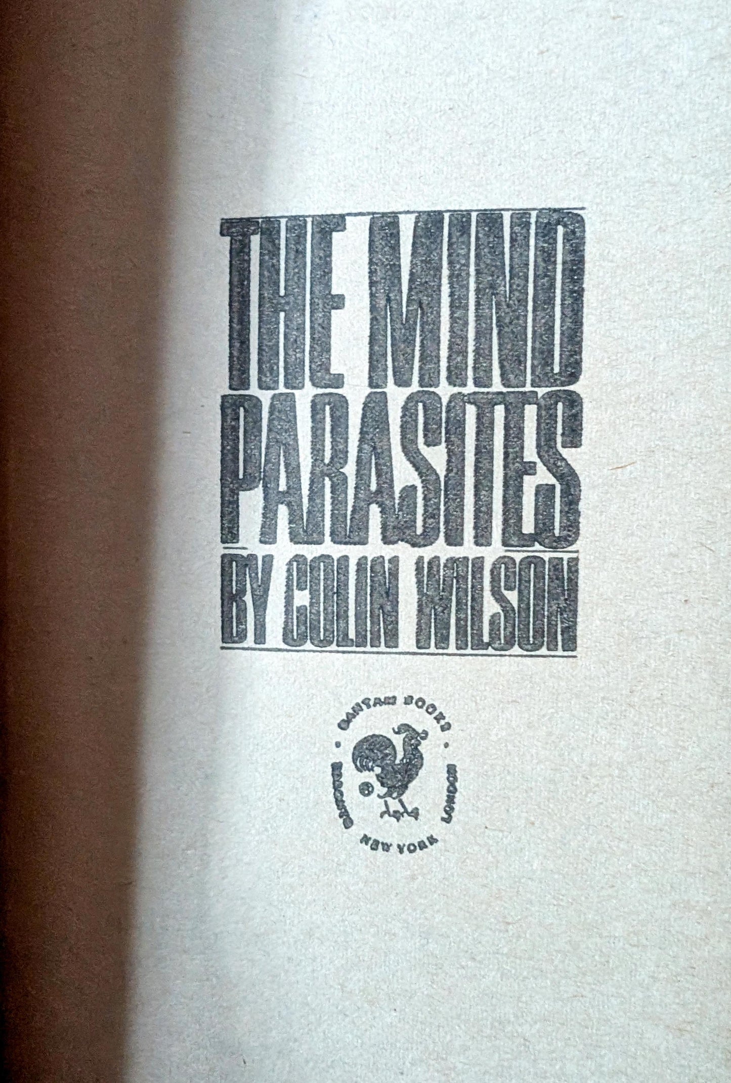 The Mind Parasites by Colin Wilson