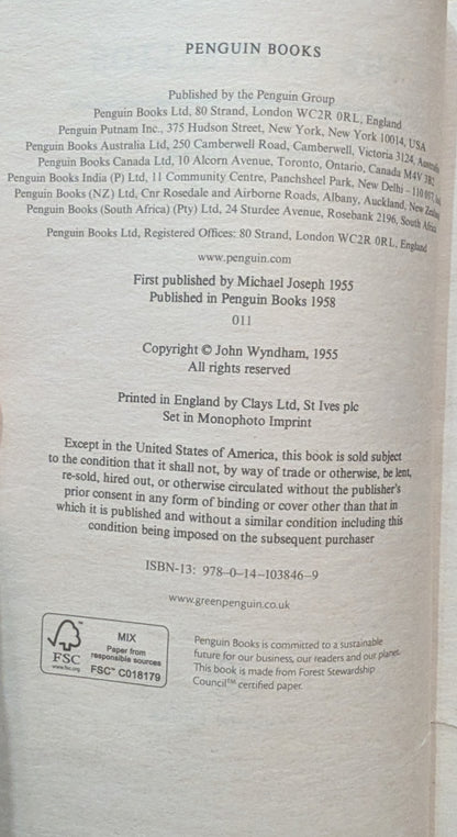 The Chrysalids by John Wyndham