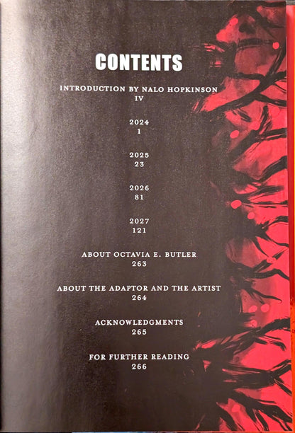 Parable of the Sower by Octavia E. Bulter Graphic Novel adaptation by Damian Duffy and John Jennings