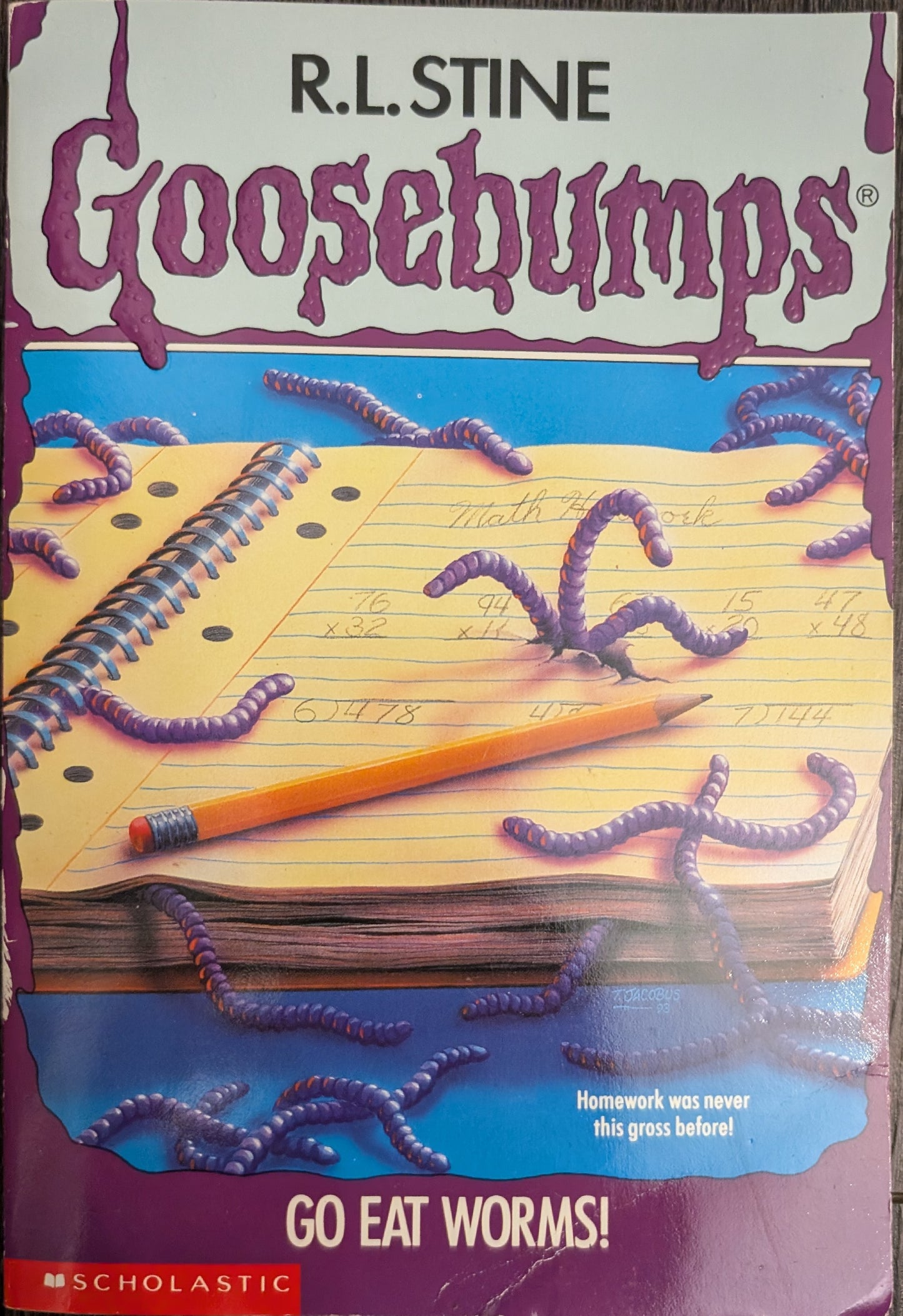 Go Eat Worms! by R. L Stine (Goosebumps)