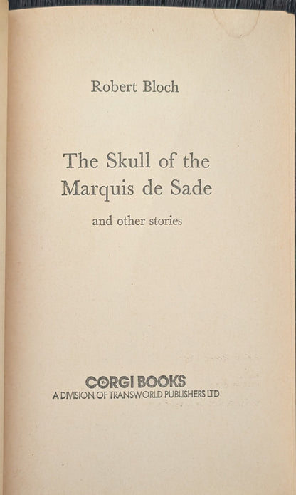 The Skull Of the Marquis de Sade by Robert Bloch