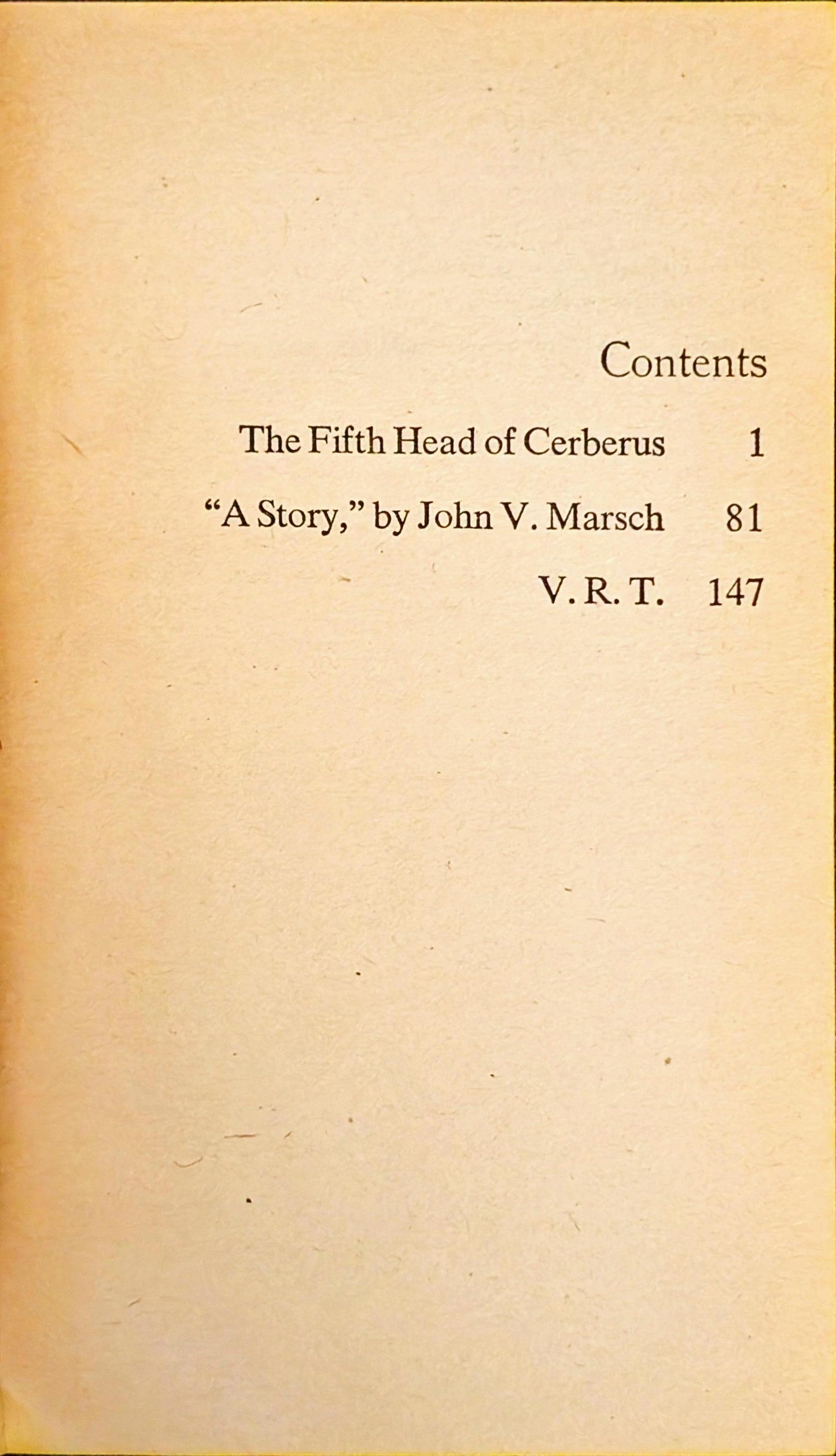 The Fifth Head of Cerberus: Three Novels by Gene Wolfe