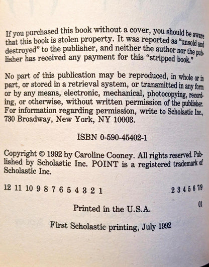 The Perfume by Caroline B. Cooney