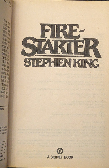 Firestarter by Stephen King