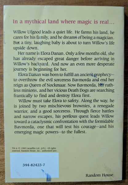 Willow adapted by Joan D. Vinge (story by George Lucas)