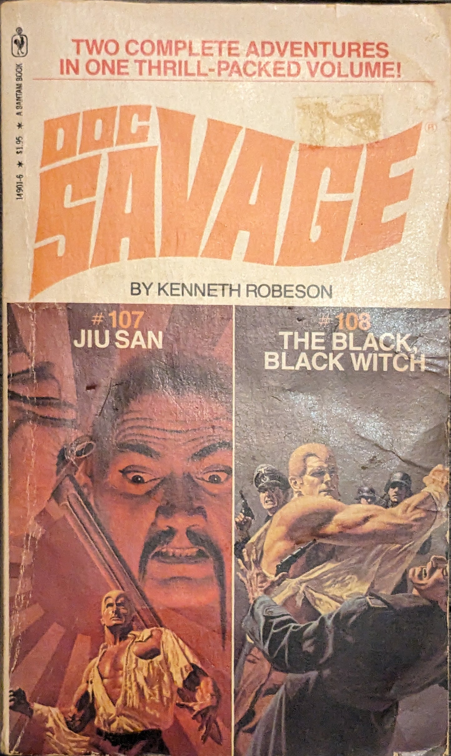 Doc Savage: Jiu San #107 /The Black, Black Witch #108 by Kenneth Robeson