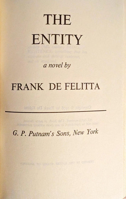 The Entity by Frank DeFelitta