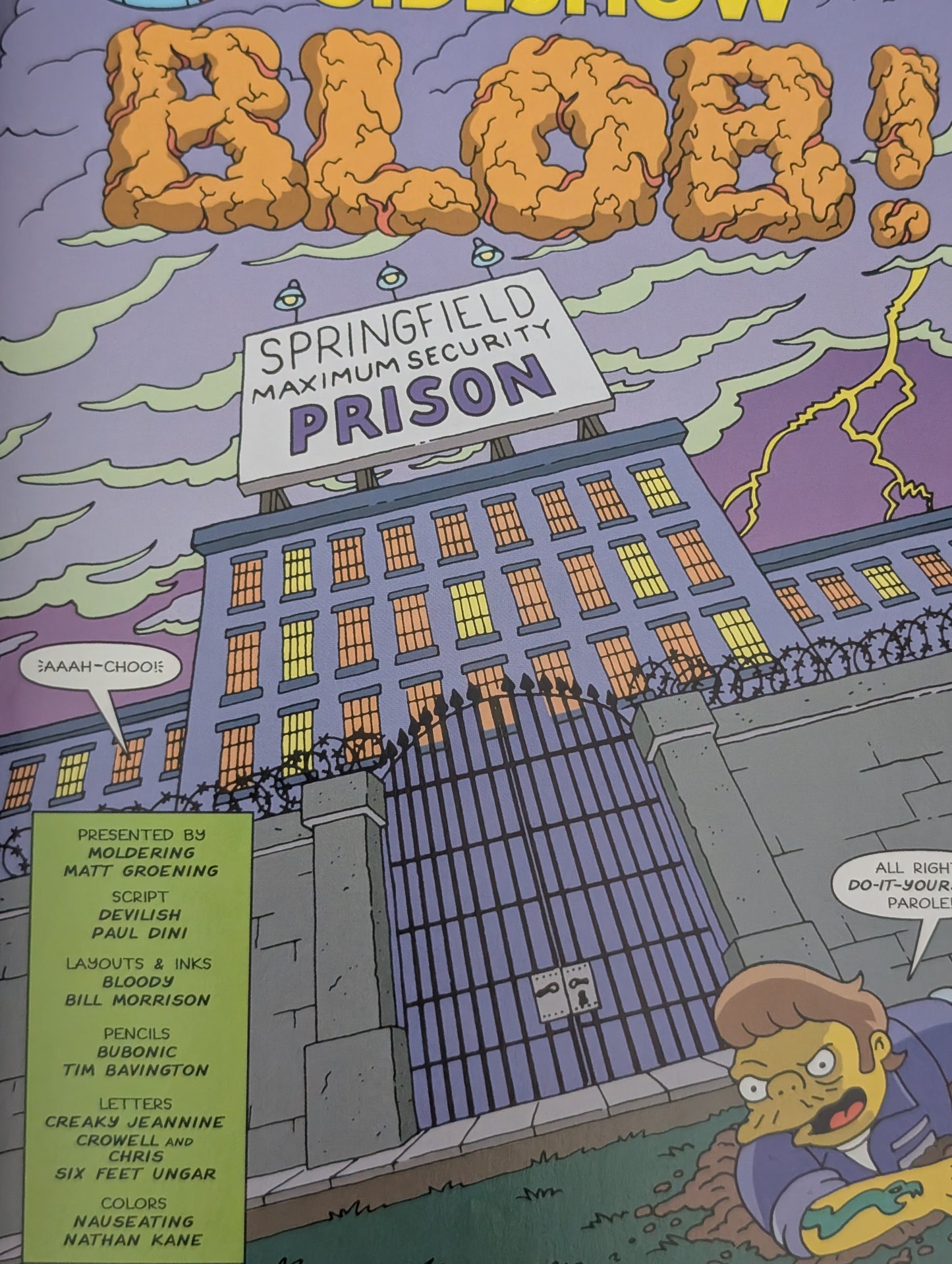 Bart Simpson's Treehouse of Horror: Heebie-Jeebie Hullabaloo by Matt Groening