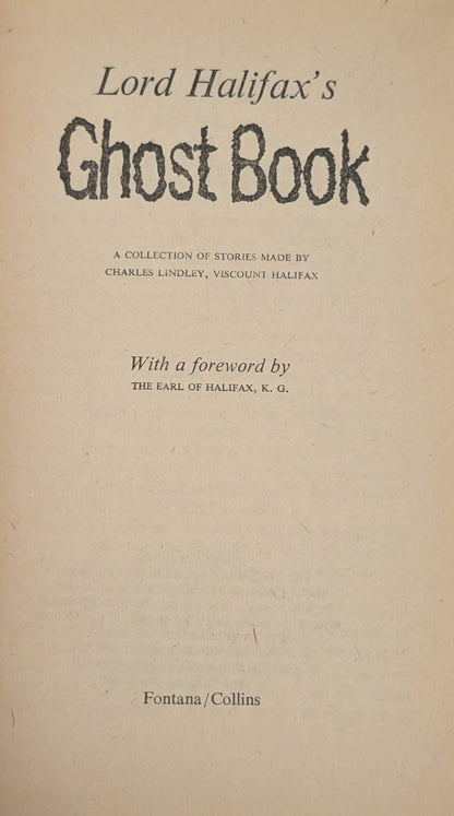 Lord Halifax Ghost Book made by Charles Lindley Viscount Halifax