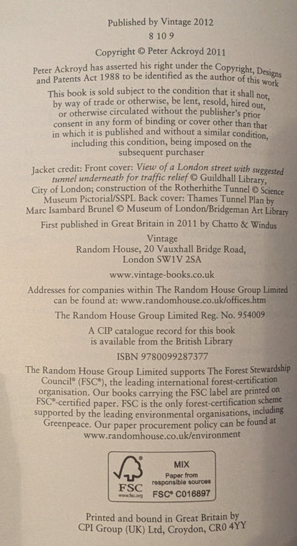 London Under by Peter Ackroyd