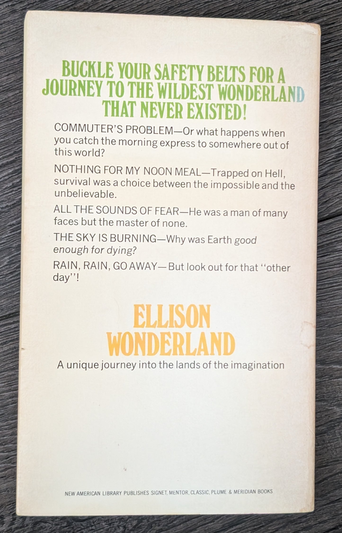 Ellison Wonderland by Harlan Ellison