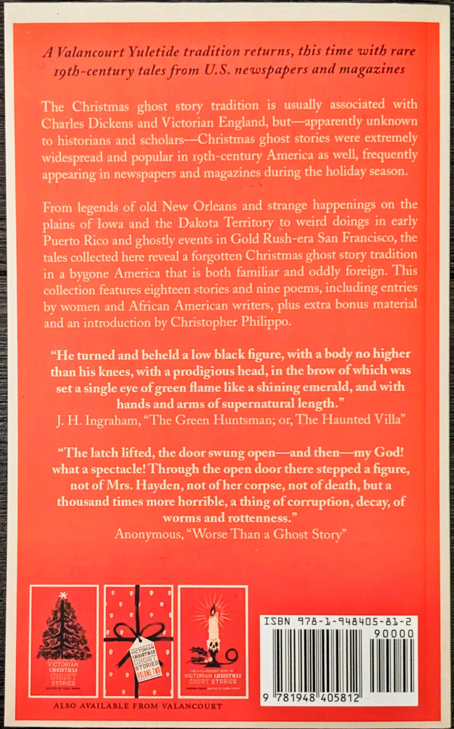 The Valancourt Book of Victorian Christmas Ghost Stories Vol.4 edited by Christopher Philippo