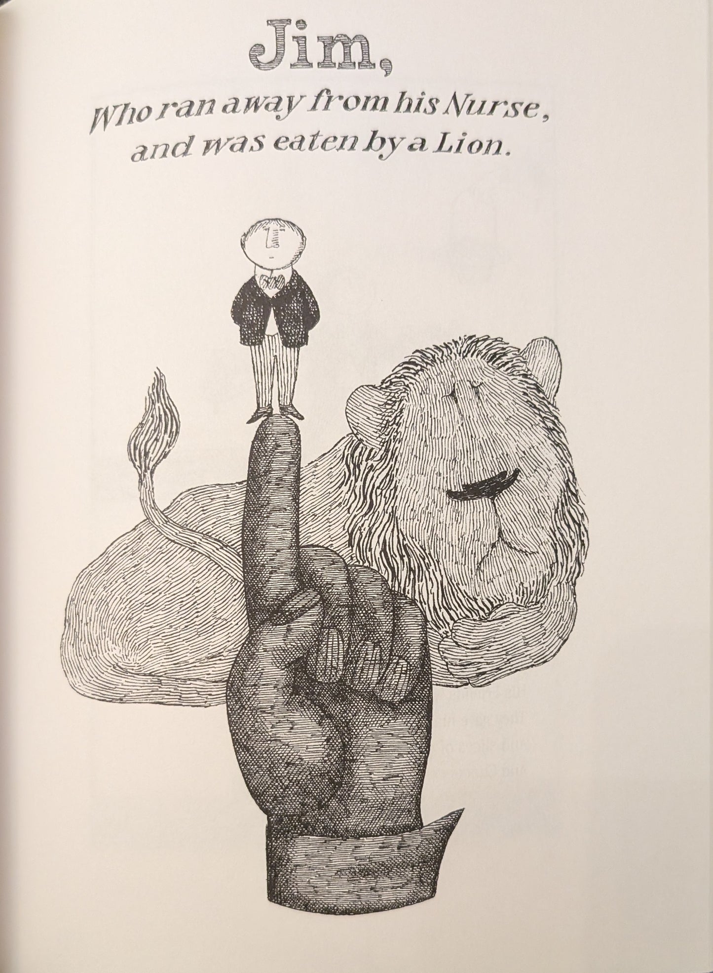 Cautionary Tales for Children by Hilaire Belloc rediscovered and illustrated by Edward Gorey