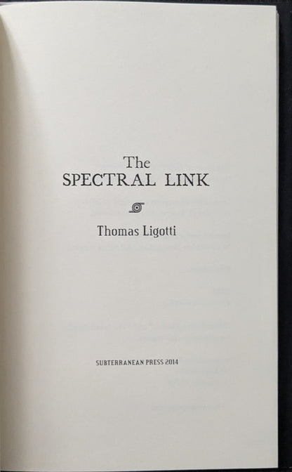 The Spectral Link by Thomas Ligotti