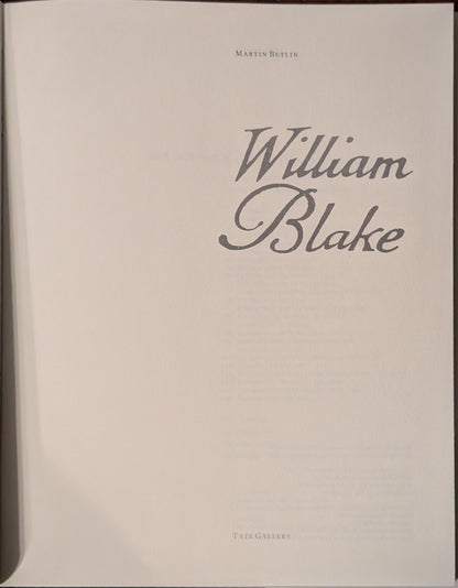 William Blake edited by Martin Butlin